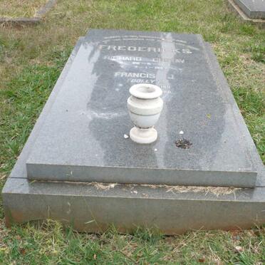 FREDERICKS Richard Gustav 1908-1987 &amp; Francis J. 1911-1980