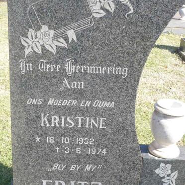 FRITZ Kristine 1932-1974