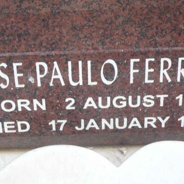 FERREIRA Jose Paulo 1970-1992