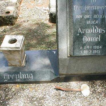 GREYLING Arnoldus Daniel 1884-1961