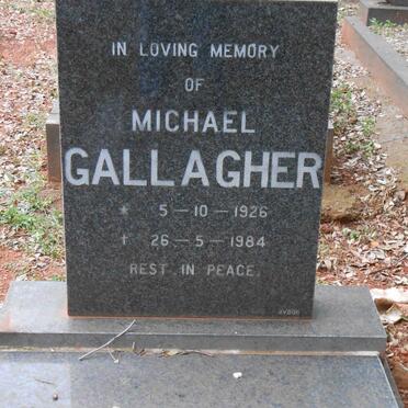 GALLAGHER Michael 1926-1984
