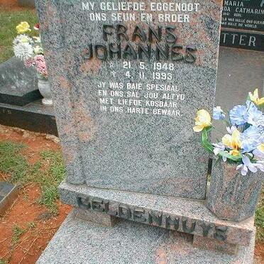 GELDENHUYS Frans Johannes 1948-1993