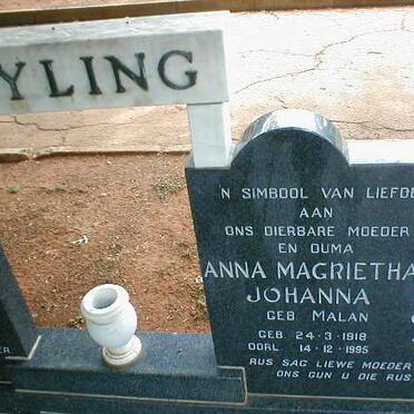 GREYLING Arnoldus Daniël 1918-1982 &amp;  Anna Magrietha Johanna MALAN 1918-1995 _1