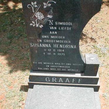 GRAAFF Susanna Hendrina 1914-1975