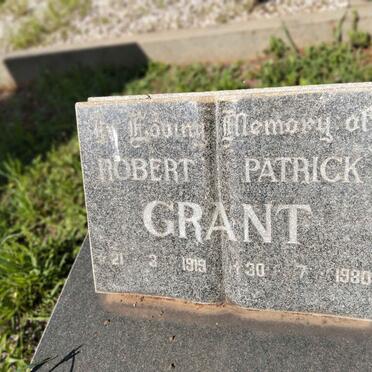 GRANT Robert Patrick 1919-1980