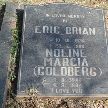 GRAVER Eric Brian 1934-1988 &amp; Noline Marcia GOLDBERG 1940-1994