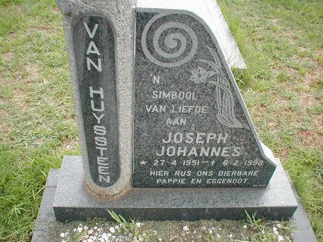 HUYSSTEEN Joseph Johannes 1951-1990