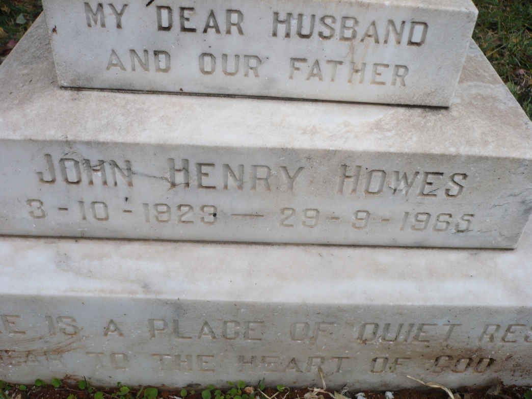 HOWES John Henry 1929-1965