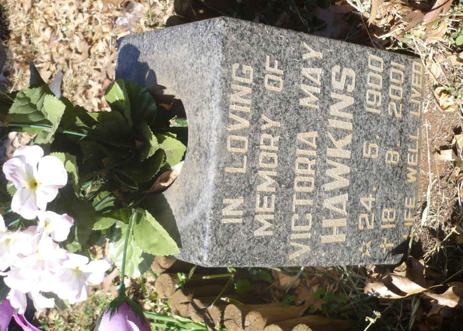 HAWKINS Victoria May 1900-2001