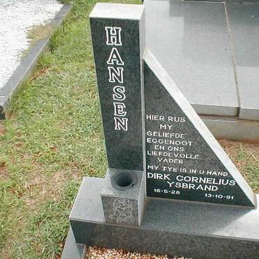 HANSEN Dirk Cornelius Ysbrand 1928-1991