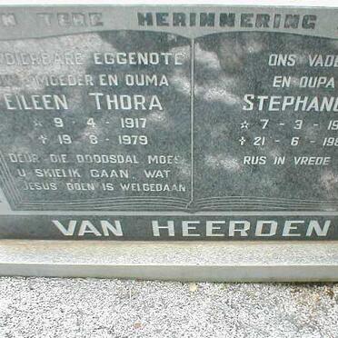 HEERDEN Stephanus, van 1914-1981 &amp; Eileen Thora 1917-1979