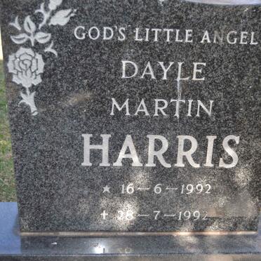 HARRIS Dayle Martin 1992-1992
