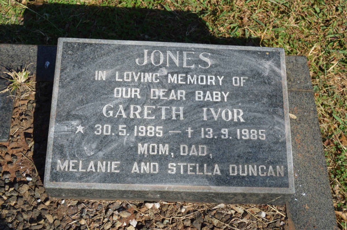 JONES Gareth Ivor 1985-1985