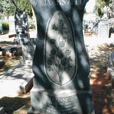 JAARSVELD Dirk Cornelius, v. 1907-1956