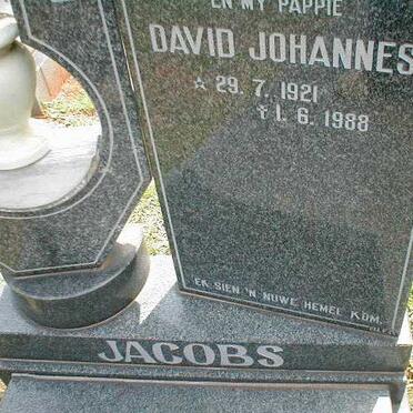 JACOBS David Johannes 1921-1988
