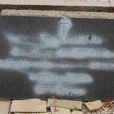 JORDAN Kathleen Bridget Philomena -1969