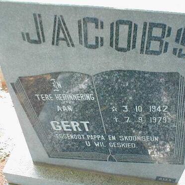 JACOBS Gert 1942-1979