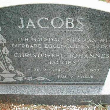 JACOBS Christoffel Johannes 1904-1983