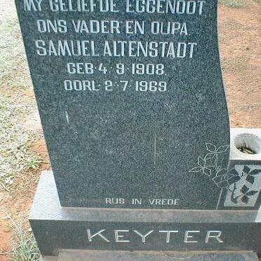 KEYTER Samuel Altenstadt 1908-1969