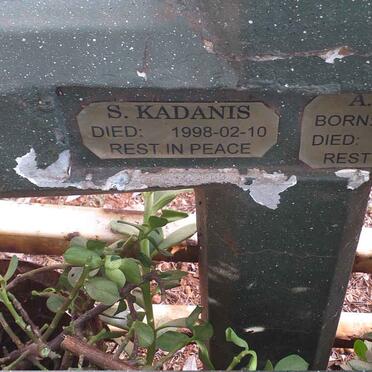 KADANIS S. -1998 :: KAMCI A. 1931-2017