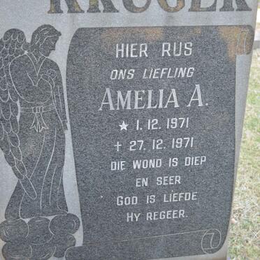 KRUGER Amelia A. 1971-1971