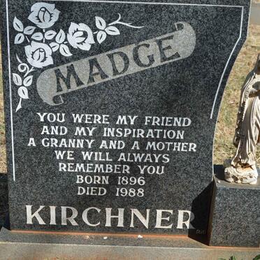 KIRCHNER Madge 1896-1988