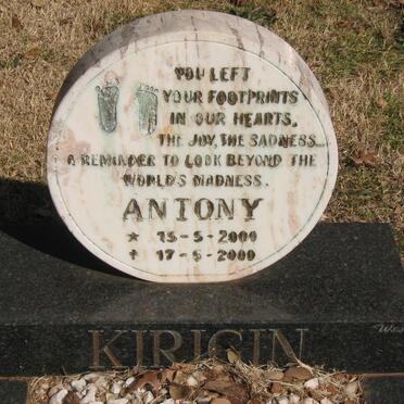 KIRIGIN Antony 2000-2000