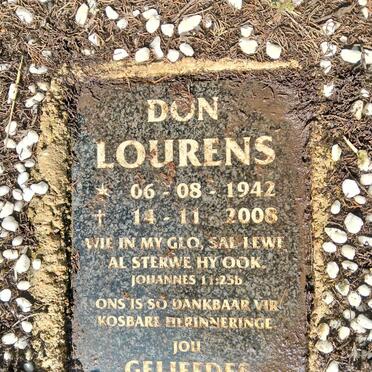 LOURENS Don 1942-2008