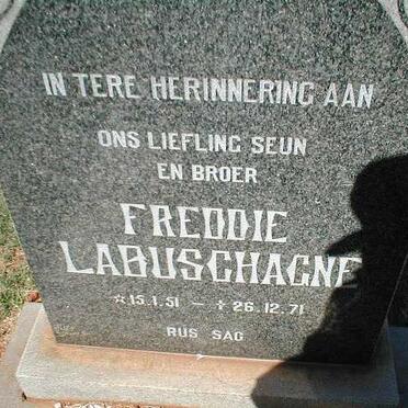 LABUSCHAGNE Freddie 1951-1971