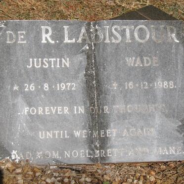 LABISTOUR Justin Wade, de R. 1972-1988