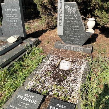 LOURENS Eugene 1966-1984 :: PASSAGE Nellie 1918-1997 :: PASSAGE Kees 1922-2018