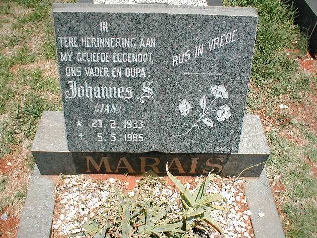 MARAIS Johannes S. 1933-1985