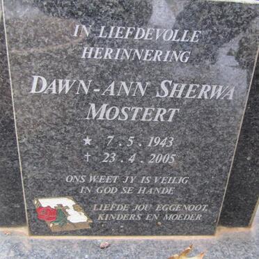 MOSTERT Dawn-Ann Sherwa 1943-2005