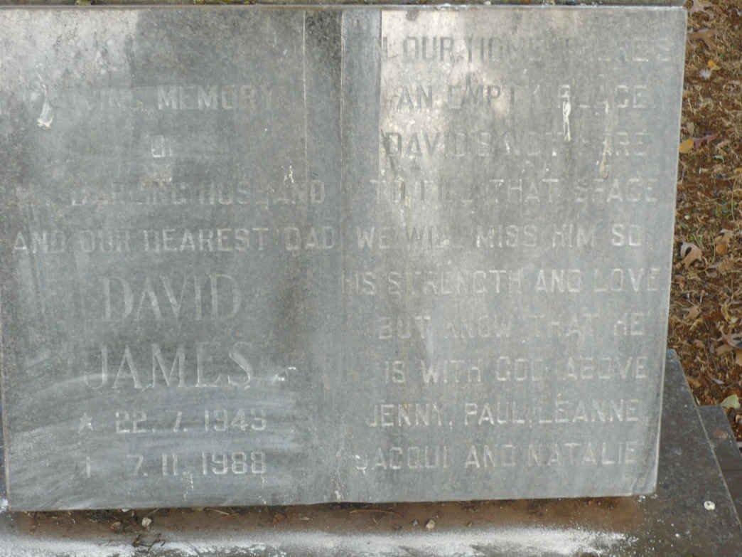 MITCHEL David James 1943-1988