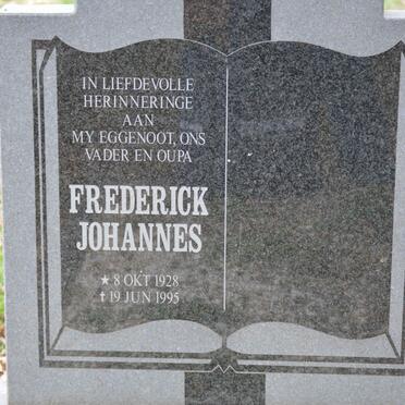 MULLER Frederick Johannes 1928-1995