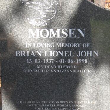 MOMSEN Brian Lionel John 1937-1998 :: Miguel John Keegan ROBERT -1998