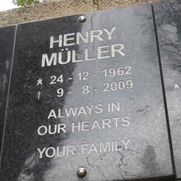 MÜLLER Henry 1962-2009