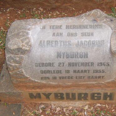 MYBURGH Albertus Jacobus 1945-1955