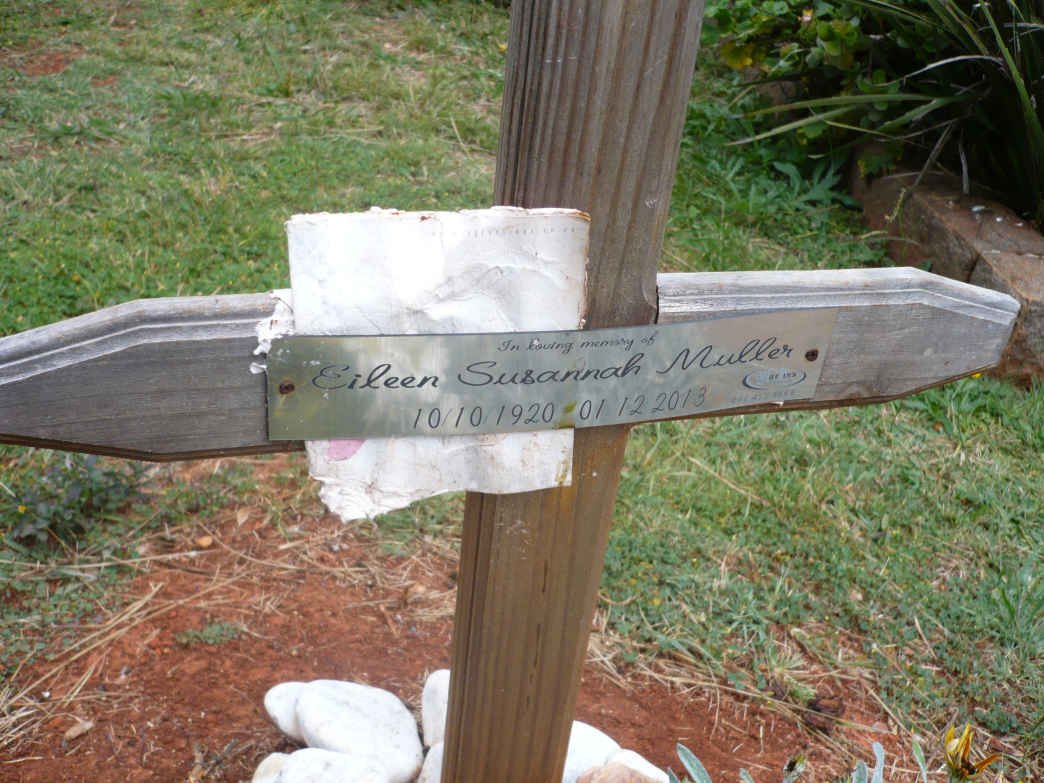 MULLER Eileen Susannah 1920-2013
