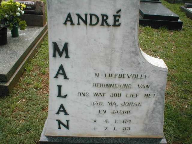 MALAN André 1964-1983