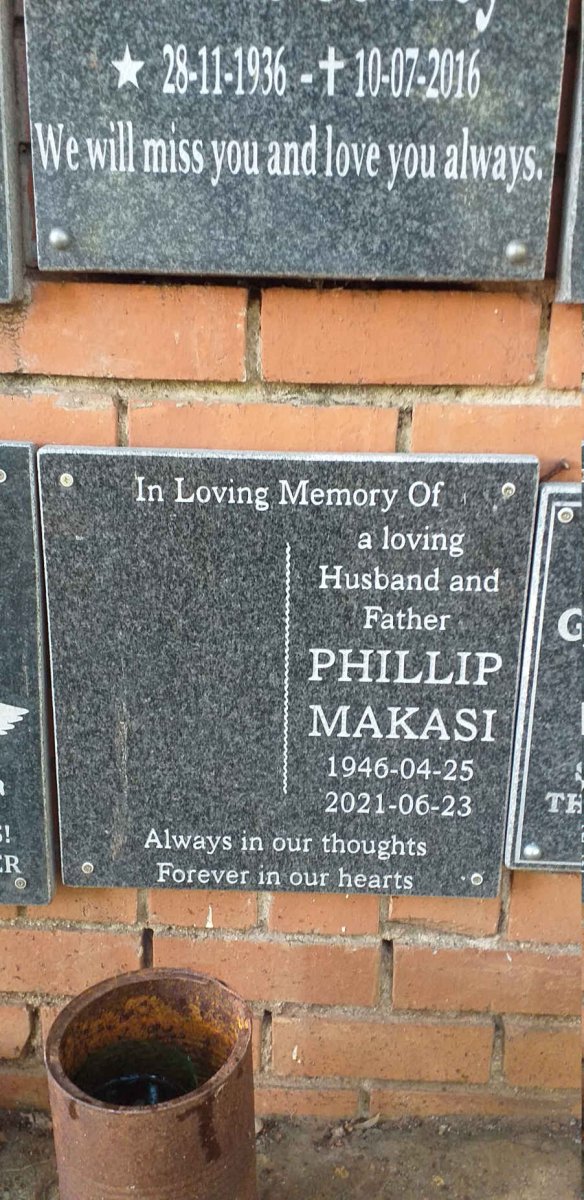 MAKASI Phillip 1946-2021
