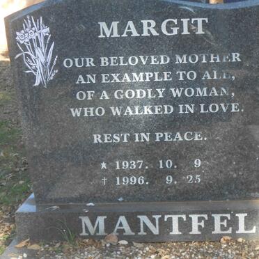 MANTFELD Margit 1937-1996