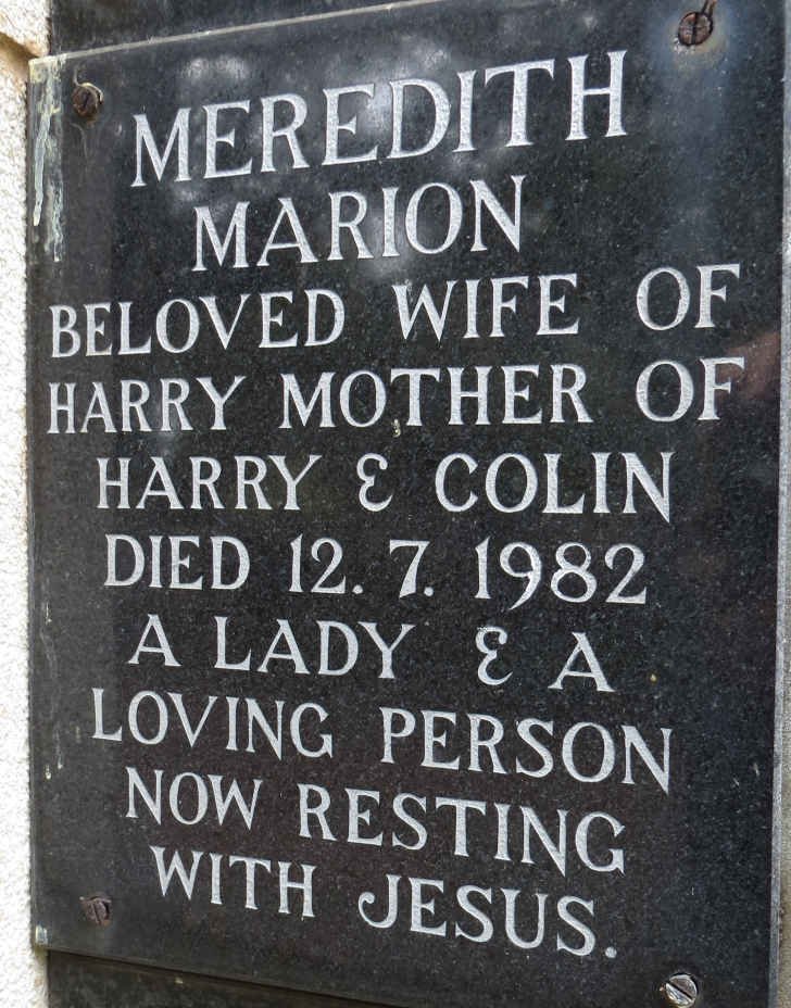 MEREDITH Marion -1982