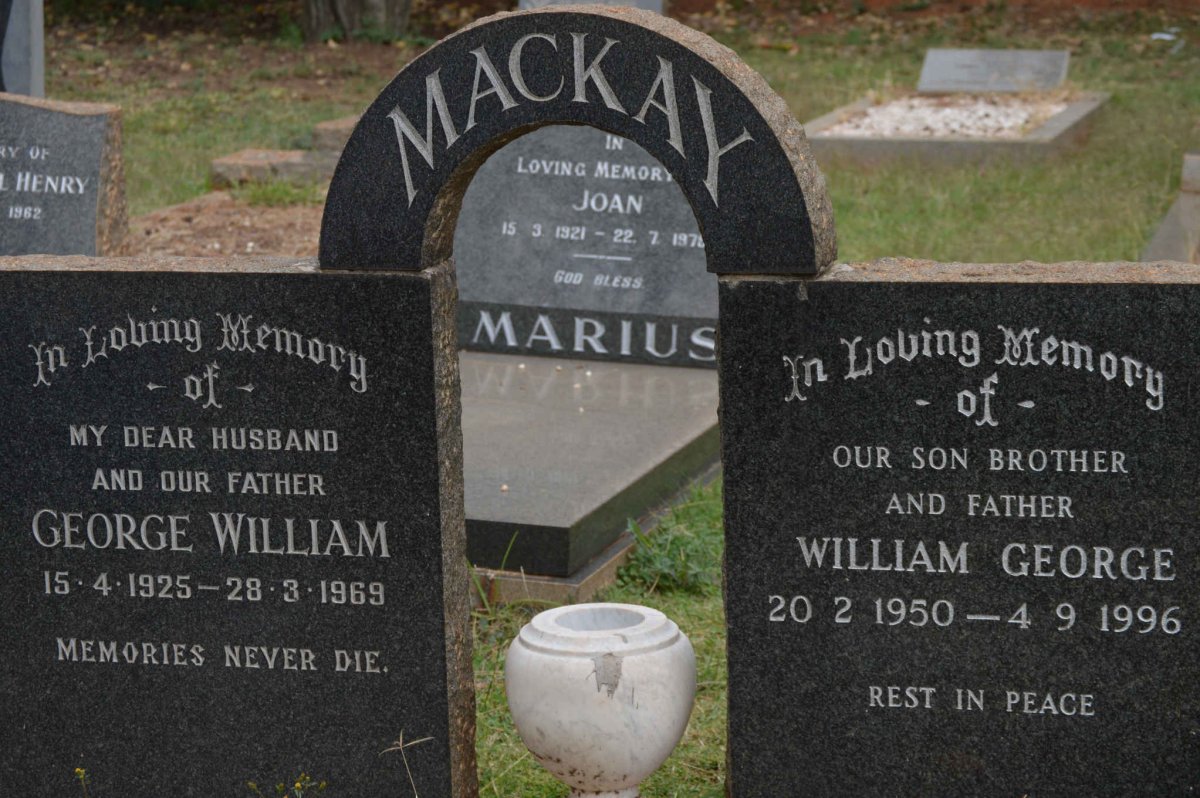 MACKAY George William 1925-1969 :: MACKAY William George 1950-1996