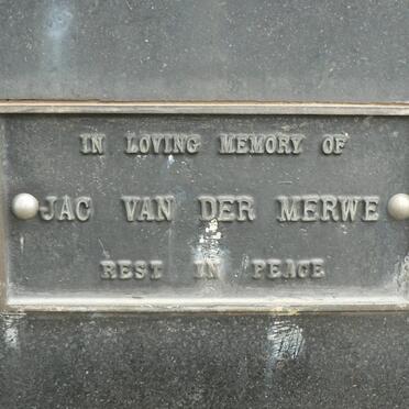 MERWE Jac, van der