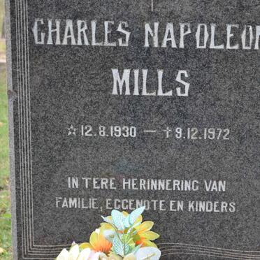 MILLS Charles Napoleon 1930-1972