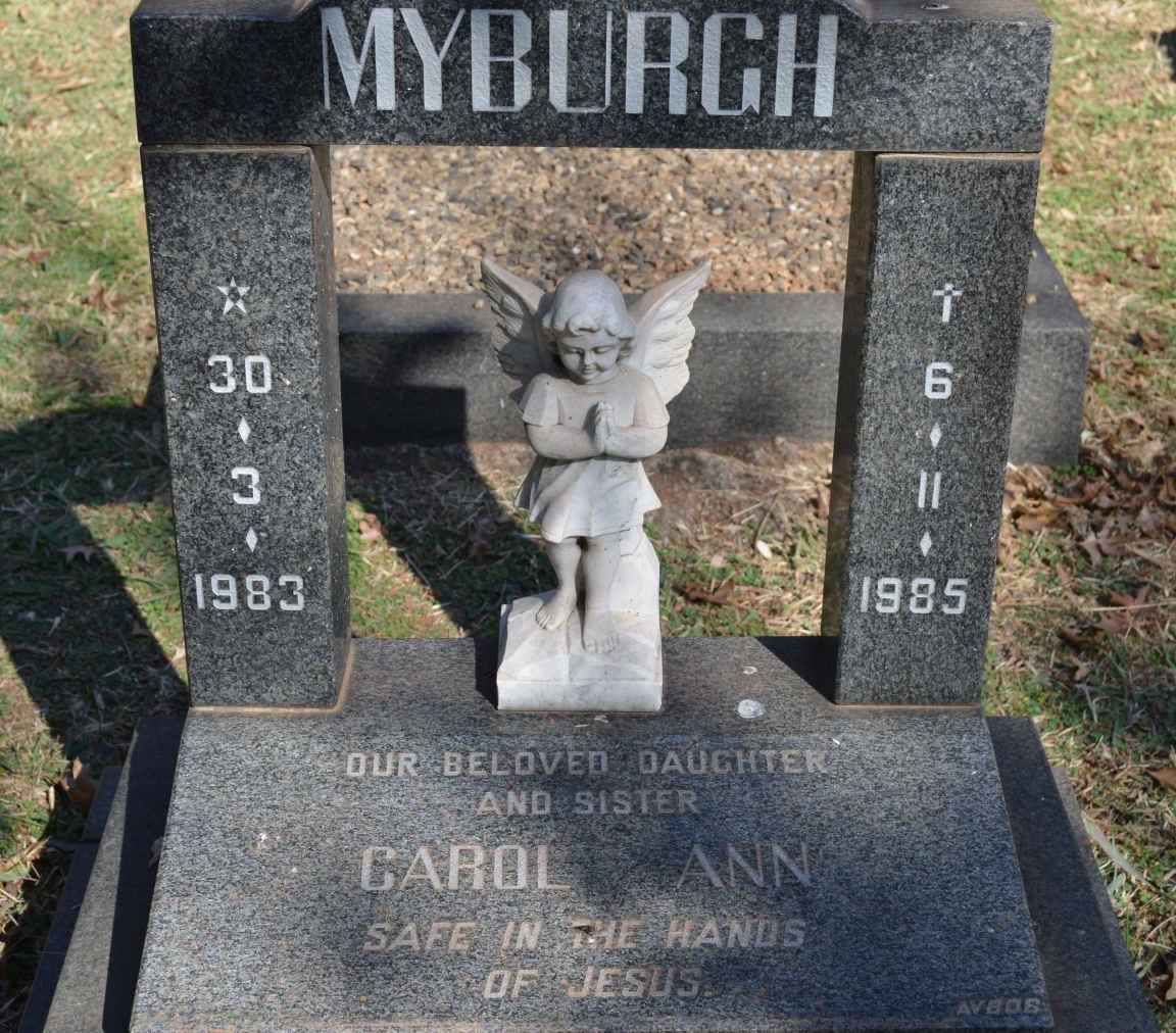 MYBURGH Carol Ann 1983-1985