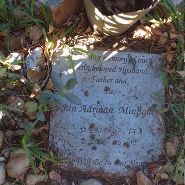MINNAAR Jan Adriaan 1933-2006