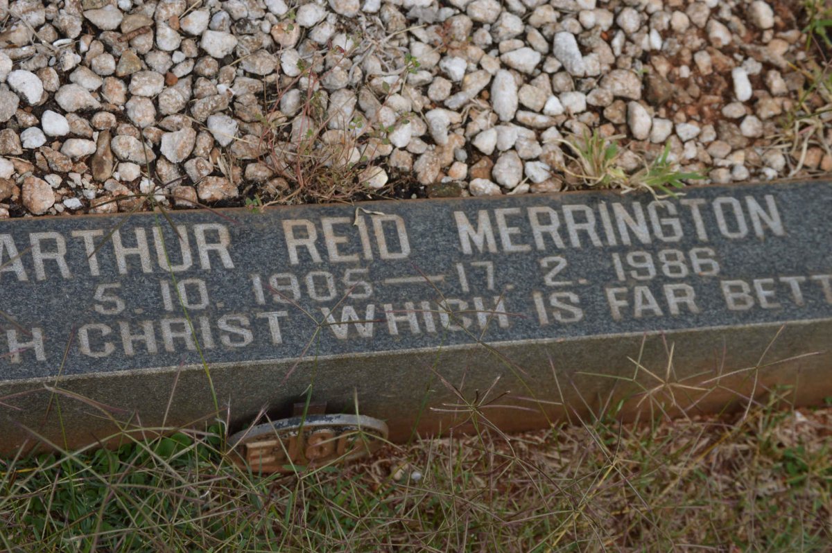 MERRINGTON Arthur Reid 1905-1986