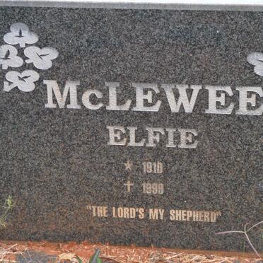 MCLEWEE Elfie 1910-1999